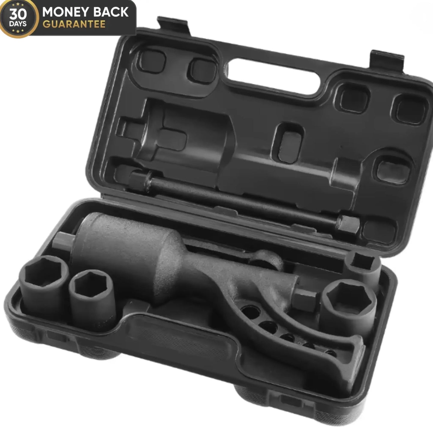 HAVRIXO Torque Multiplier Torque Wrench 25.4mm Ratio 1:58 Force Multiplier with 4 Sockets Alloy Steel Torque Multiplier Box for Removing Wheel Nuts, Garage