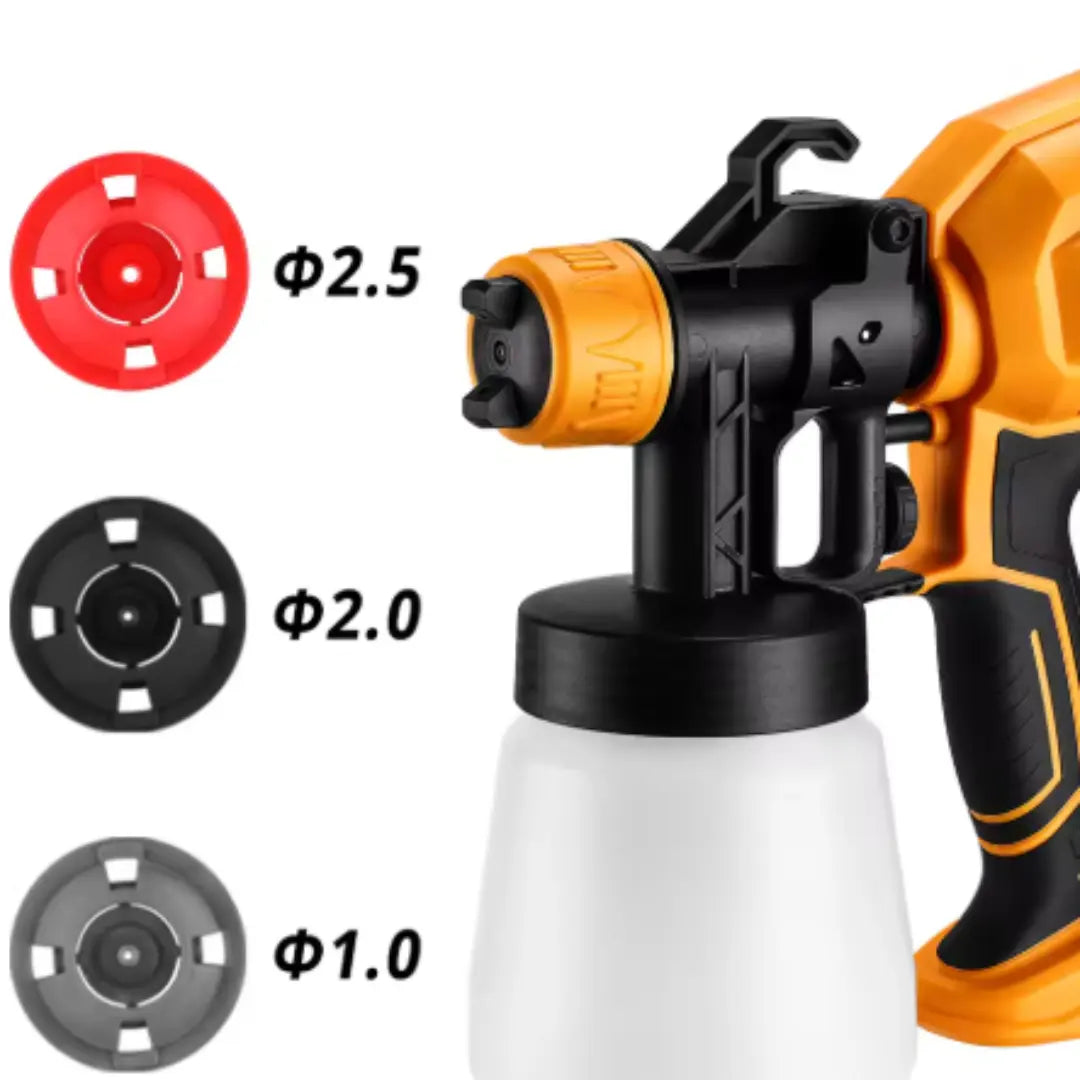 Havrixo Electric Paint Spray Gun – Ultra-Light Paint Sprayer with 600ml Detachable Tank, 2 Nozzles & 3 Spray Modes for Walls, Ceilings, Furniture, Fences, Garden – Opalescent